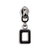 #5 Metallic Nylon Square Zipper Pulls
