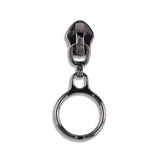 #5 Metallic Nylon Standard Ring Zipper Pulls