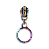 #5 Metallic Nylon Standard Ring Zipper Pulls