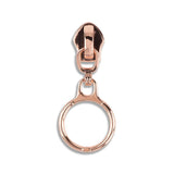 #5 Metallic Nylon Standard Ring Zipper Pulls