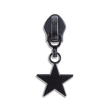 #5 Metallic Nylon Star Zipper Pulls