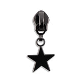 #5 Metallic Nylon Star Zipper Pulls