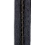 #3 Gunmetal Metallic Nylon Coil Continuous Zipper Roll - 3 yds.