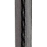 #3 Gunmetal Metallic Nylon Coil Continuous Zipper Roll - 3 yds.