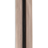 #3 Gunmetal Metallic Nylon Coil Continuous Zipper Roll - 3 yds.