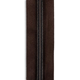 #5 Gunmetal Metallic Nylon Coil Continuous Zipper Roll