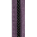 #5 Gunmetal Metallic Nylon Coil Continuous Zipper Roll