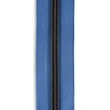 #5 Gunmetal Metallic Nylon Coil Continuous Zipper Roll