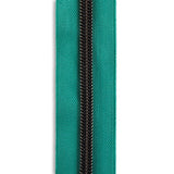 #5 Gunmetal Metallic Nylon Coil Continuous Zipper Roll