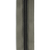 #5 Gunmetal Metallic Nylon Coil Continuous Zipper Roll