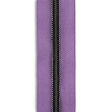 #5 Gunmetal Metallic Nylon Coil Continuous Zipper Roll