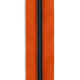 #5 Gunmetal Metallic Nylon Coil Continuous Zipper Roll