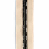 #5 Gunmetal Metallic Nylon Coil Continuous Zipper Roll