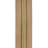 #5 Gold Metallic Nylon Coil Continuous Zipper Roll