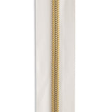 #5 Gold Metallic Nylon Coil Continuous Zipper Roll