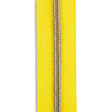 #5 Gold Metallic Nylon Coil Continuous Zipper Roll