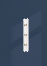 Corset Busks - 1 Set/Pack - Silver and White