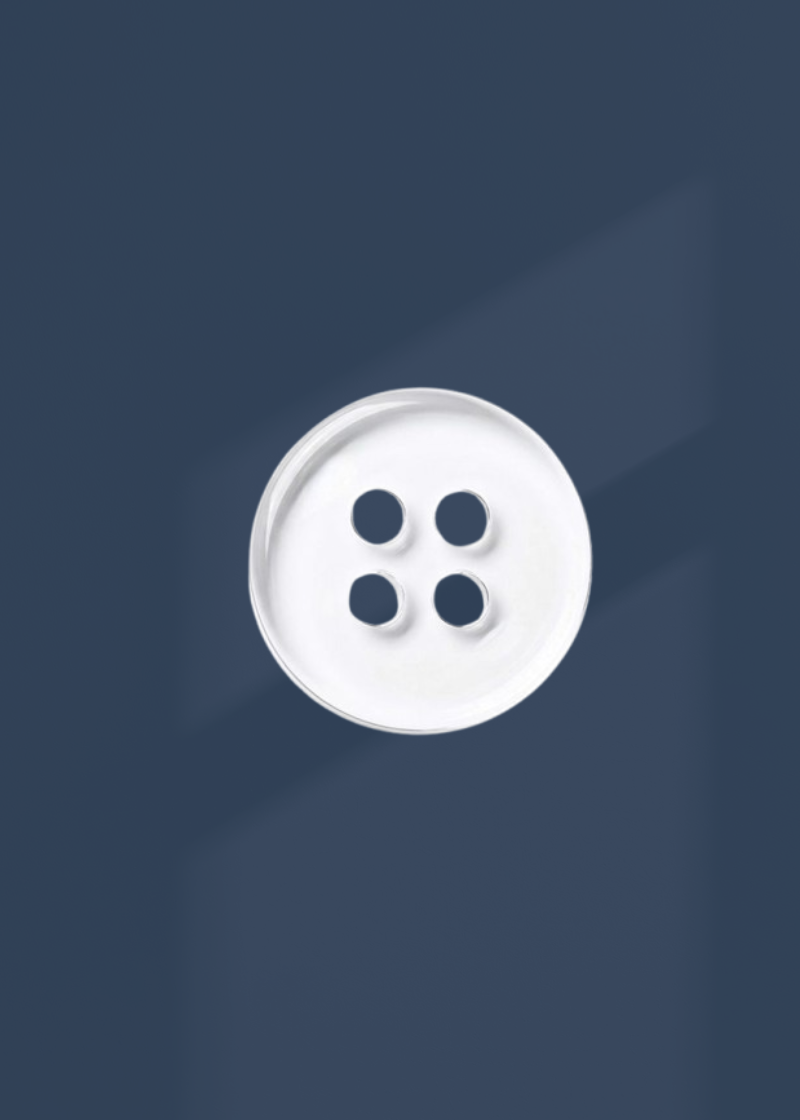 Backing Buttons - 1 Gross - 4-Hole - Clear
