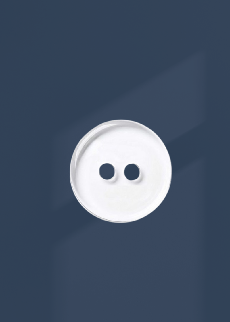 Backing Buttons - 1 Gross - 2-Hole - Clear