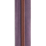 #5 Rose Gold Metallic Nylon Coil Continuous Zipper Roll