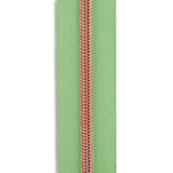 #5 Rose Gold Metallic Nylon Coil Continuous Zipper Roll