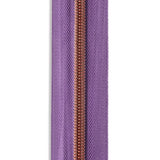 #5 Rose Gold Metallic Nylon Coil Continuous Zipper Roll