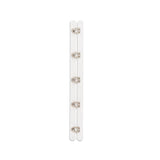 Corset Busks - 7" - 1 Set/Pack - Silver and White