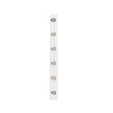 Corset Busks - 7" - 1 Set/Pack - Silver and White