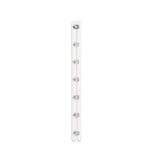 Corset Busks - 7" - 1 Set/Pack - Silver and White