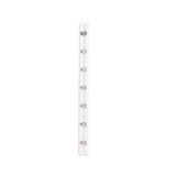 Corset Busks - 7" - 1 Set/Pack - Silver and White