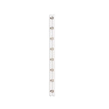 Corset Busks - 7" - 1 Set/Pack - Silver and White