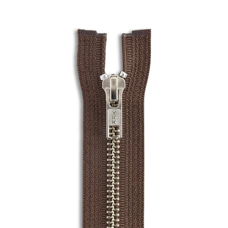 YKK #5 Nickel Jacket Zipper