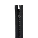 YKK #4.5 Black Oxide Nickel Donut Pull Bag Zipper