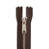 YKK #4.5 Nickel Long Pull Bag Zipper