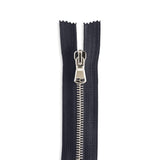 Italian Made High-Quality Finish #5 Nickel Standard Pull Bag Zipper