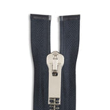 Italian Made High-Quality Finish #8 Nickel Jacket Zipper