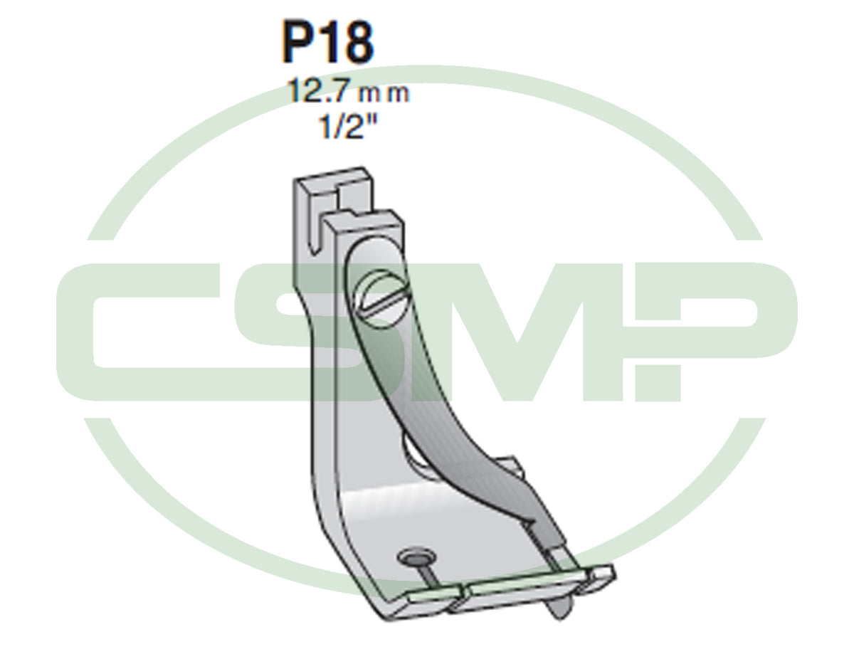 Suisei P18 Top Stitch Guide Foot 1/2" (12.7mm)