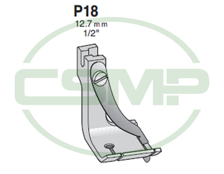 Suisei P18 Top Stitch Guide Foot 1/2" (12.7mm)
