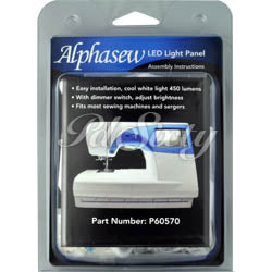 Single Panel LED Light Kit P60570 — Super-Bright, Cool White For Sewing & Serger Machine.