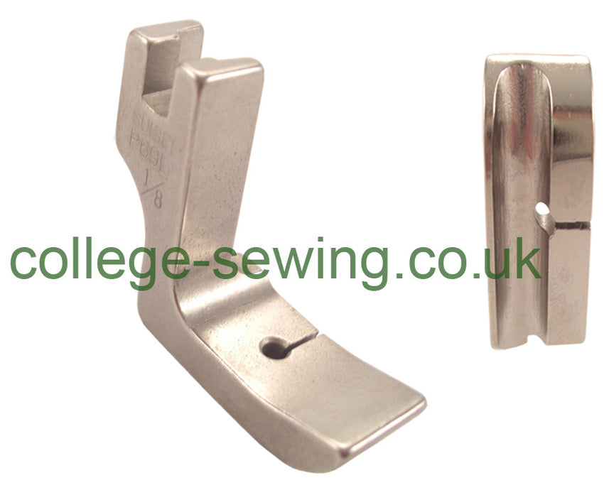 Suisei P69LX1/8 Left Solid Piping Foot 1/8" (3.2mm)