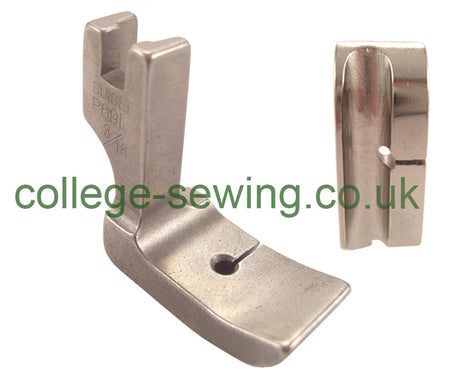 Suisei P69LX3/16 Left Solid Piping Foot 3/16" (4.8mm)