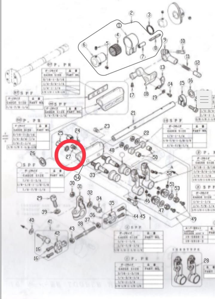 Looper Screw-for-km-921-ar-agm-special-automatic-straight-curved-waistband-machine - Empenzo Automated Sewing Systems