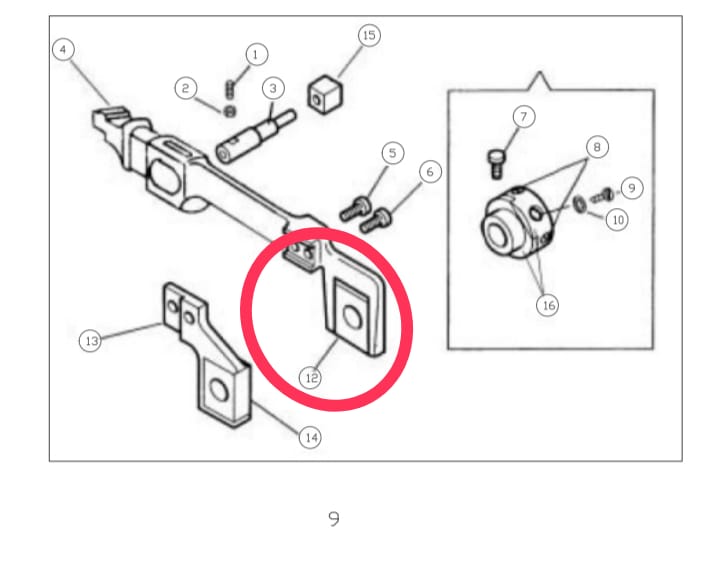 Sllde Block For FOA - Empenzo Automated Sewing Systems