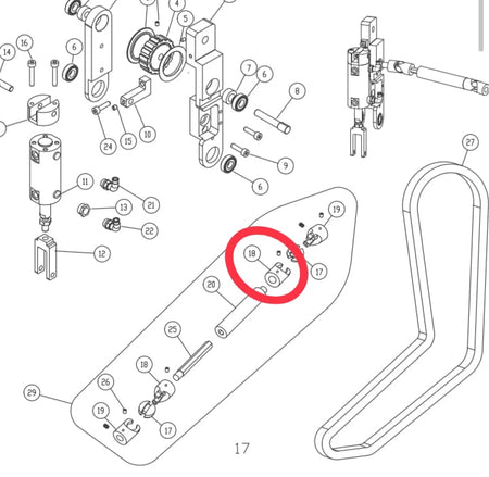 Mafsal Kuluk-1 For FOA - Empenzo Automated Sewing Systems