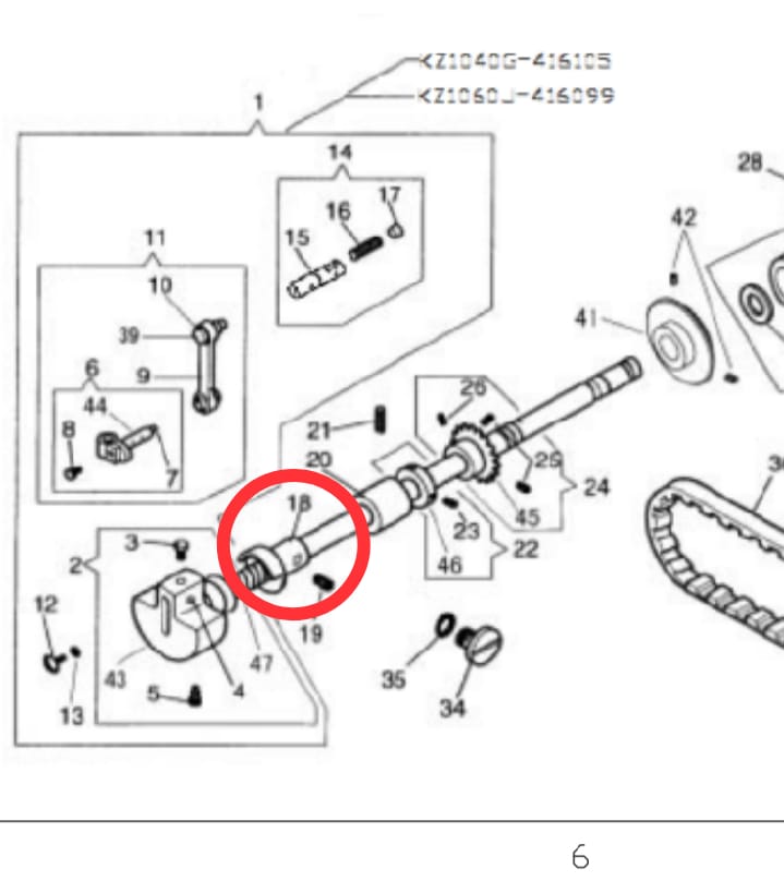 Arm Rotary Bushing Front Assembly For FOA - Empenzo Automated Sewing Systems