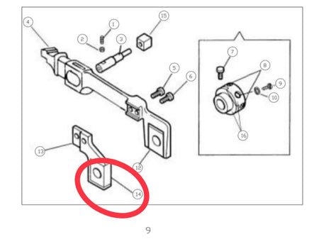 Sllde Block , For FOA - Empenzo Automated Sewing Systems