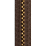 YKK #5 Brass Continuous Zipper Roll