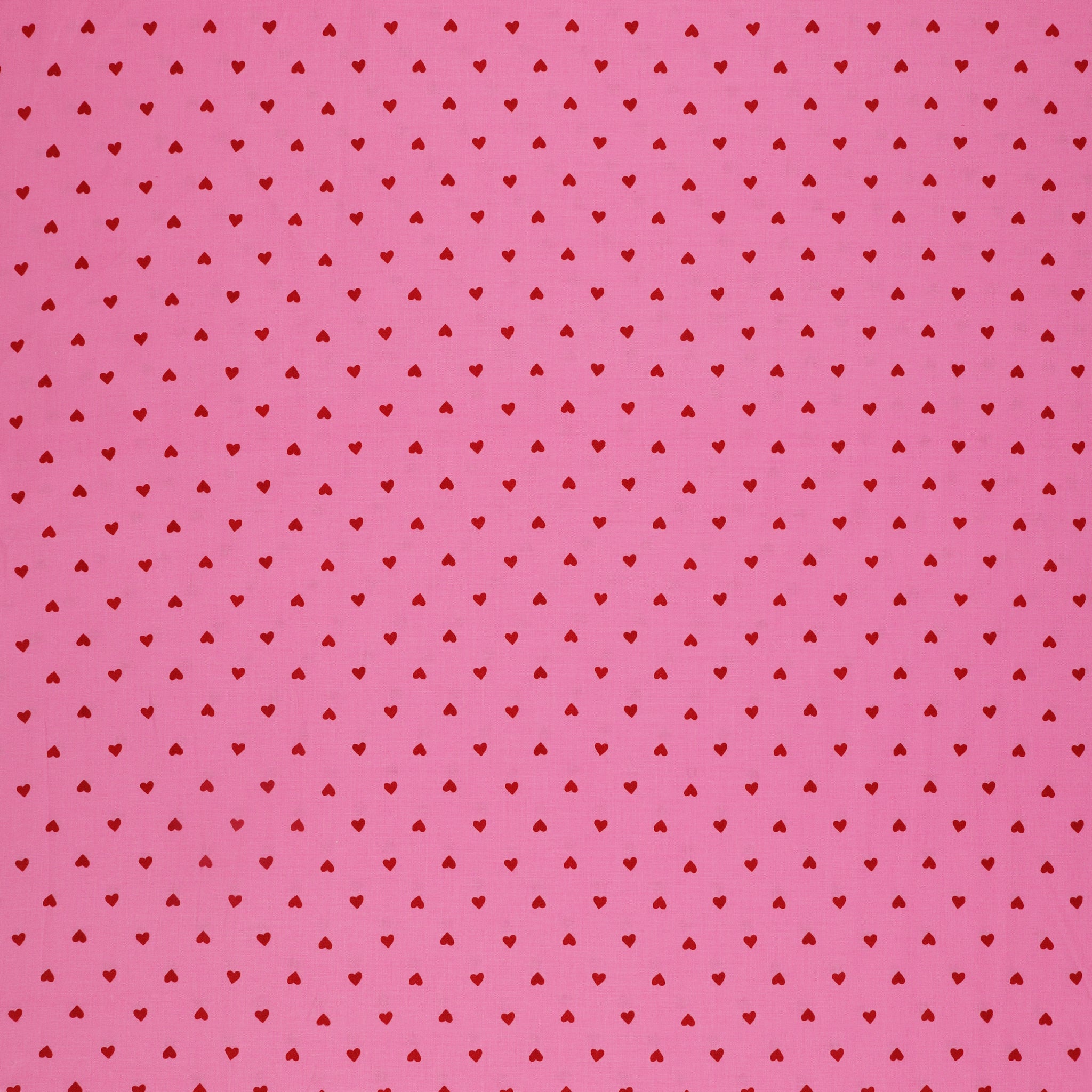 Trinketry Fabric Collection - Hearts Flamingo