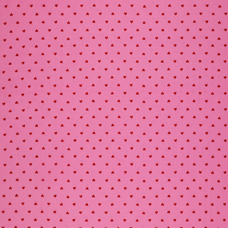 Trinketry Fabric Collection - Hearts Flamingo