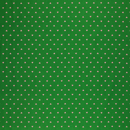 Trinketry Fabric Collection - Hearts Deep Verdant